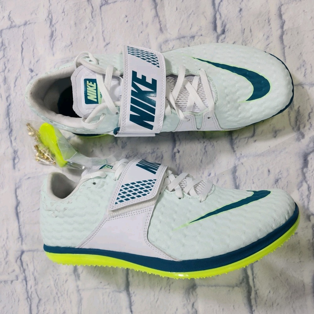 Nike White and Blue Athletic Shoes
